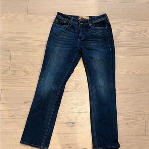 Seven7 Men's Straight Jeans in Dark Blue Wash